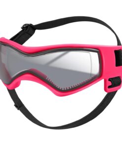 QUMY Dog Goggles UV Protection for Small to Medium Breed, Dog Sunglasses Windproof Anti-Fog Dustproof Snowproof, Puppy Glasses for Outdoor Riding Driving with Comfortable Frame...