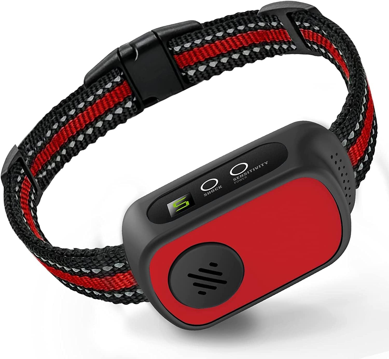 Rechargeable Dog Bark Collar with Beep Vibration and Shock,Anti Barking Collar for Small Medium Large Dogs, Humane Dog Training Device with 5 Adjustable Sensitivity Levels