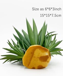 Reptile Artificial Plants Succulent Terrarium Decorative Desert Rainforest Plant Lizard Beard Chameleon Gecko Snake Amphibious Sea Turtle Tank Accessory (Agave-Set)