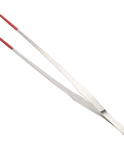 Reptile Feeding Tongs, Stainless Steel Lizard Feeding Tongs, Aquarium Straight Feeding Tweezers for Reptiles with Rubber Tip, Terrarium Feeding Tongs for Gecko, 10.63