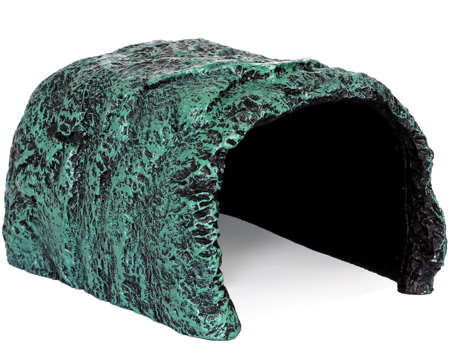 Rock Cave Habitat Hidden for Reptile and Amphibians.Terrarium & Aquarium Decor, Reptile hideout Hide Cave, Perfect for Bearded...