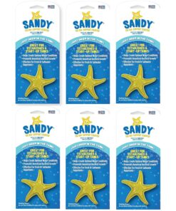 Sandy The Bio-Support Starfish - 1 Pack, Yellow- Promotes A Healthy Balanced Aquarium Ecosystem, Probiotic Growth, Tank Environment Control