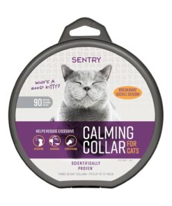 Sentry Calming Collar for Cats, Long-Lasting Pheromone Collar Helps Calm Cats for 30 Days, Reduces Stress, Anxiety, Loud Noises and Separation, 1 Count