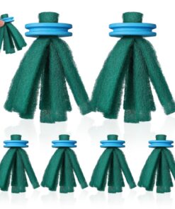 Sewroro 10pcs Fish Spawning Mops: Floating Egg Collector for Aquarium Tanks - Soft Sponge Breeding Grass for Fry Protection and Fish Farming Supplies