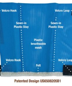 SHOOFLY Horse Leggins, Patented Loose Fitting Boots, Breathable Plastic Mesh (Pink/Medium)
