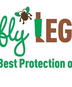 SHOOFLY Horse Leggins, Patented Loose Fitting Fly Boots, Breathable Plastic Mesh (Blue/Medium)
