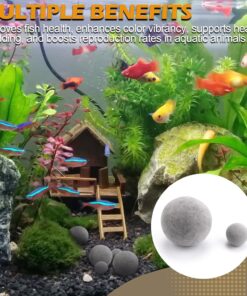 Shrimp Tourmaline (10 Packs of Regular Tourmaline) Contains Calcium and Over 30 Elements, which can Improve Health, Color, Shedding, Reproduction, and Survival Rates