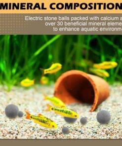 Shrimp Tourmaline (10 Packs of Regular Tourmaline) Contains Calcium and Over 30 Elements, which can Improve Health, Color, Shedding, Reproduction, and Survival Rates