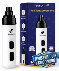 Silent Groom Pro Pet Nail Grinder | Whisper Quiet Claw Trimmer for Dogs, Cats and Other Animals | Safe & Stress Free Nail Grooming, Ideal for Sensitive Dogs of All Breeds & Sizes