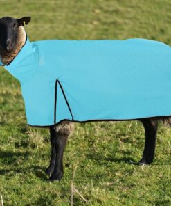 Silkfly 2 Pcs Sheep Blanket Mesh Medium Goat Blanket with Mesh Butt and Adjustable Belly Strap Fits Lambs 110-140 Lbs for Show Lambs, Offers Effective Protection from Fly Bites...