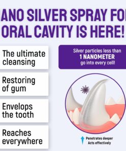 SILVER GRADE Teeth & Gum Dog Breath Spray for Pets Mouth – Cat Dental Care with Silver – Dog Breath Freshener Helps with Tartar & Caries – Plaque Remover for Daily Use – 4 Oz
