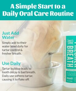 SKOUT'S HONOR Fresher Breath Water Additive, Fresh and Flavorless - VOHC Accepted for Tartar Control, Freshens Breath Fast, No Brushing Required, Great for Both Cats and Dogs,...