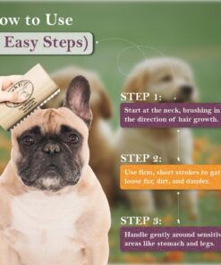 SleekEZ Dog Brush for Shedding & Dog Grooming Supplies | Pet Hair Removal Tool | Great For All Fur Types | For Short, Medium, & Long Hair Pets | Reduces Shedding by 95% | Made...