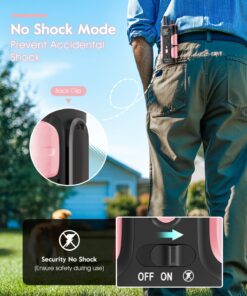 SLOPEHILL Dog Shock Collar,4200FT Dog Training Collar with Remote,IPX8 Waterproof E-Collar with Beep,Vibration,Shock,Flash Light,No Shock Mode,Electric Shock Collar for Small...