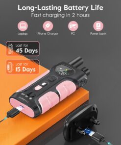 SLOPEHILL Dog Shock Collar,4200FT Dog Training Collar with Remote,IPX8 Waterproof E-Collar with Beep,Vibration,Shock,Flash Light,No Shock Mode,Electric Shock Collar for Small...