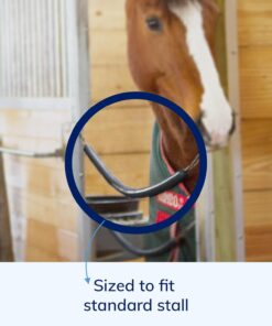 SmartEquine Stall Chain | Stall Area Fence Gate Hardware | Standard Size | Features 2 Double-Ended Snaps | 1