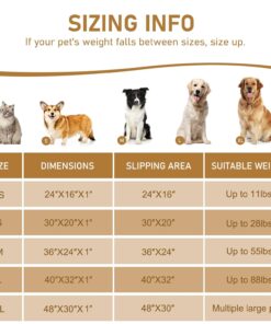 Smiry Dog Door Mat for Muddy Paws 30x20, Absorbs Moisture and Dirt Doormat, Non-Slip Washable Quick Dry Chenille Front Door Mat Indoor Entrance, Entryway Carpet for Inside...