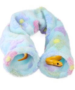Snake Bonding Bag & Handling Pouch Soft Fleece Calming Bag for Small Snakes, Secure Bonding & Travel Hide for Ball Python, Corn Snake, Hognose, Washable Reptile Handling Bag