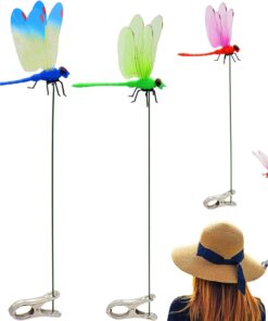 sntxmy Fake Dragonfly Clip, Realistic Dragon Fly Clips Bugs Repe Llent.