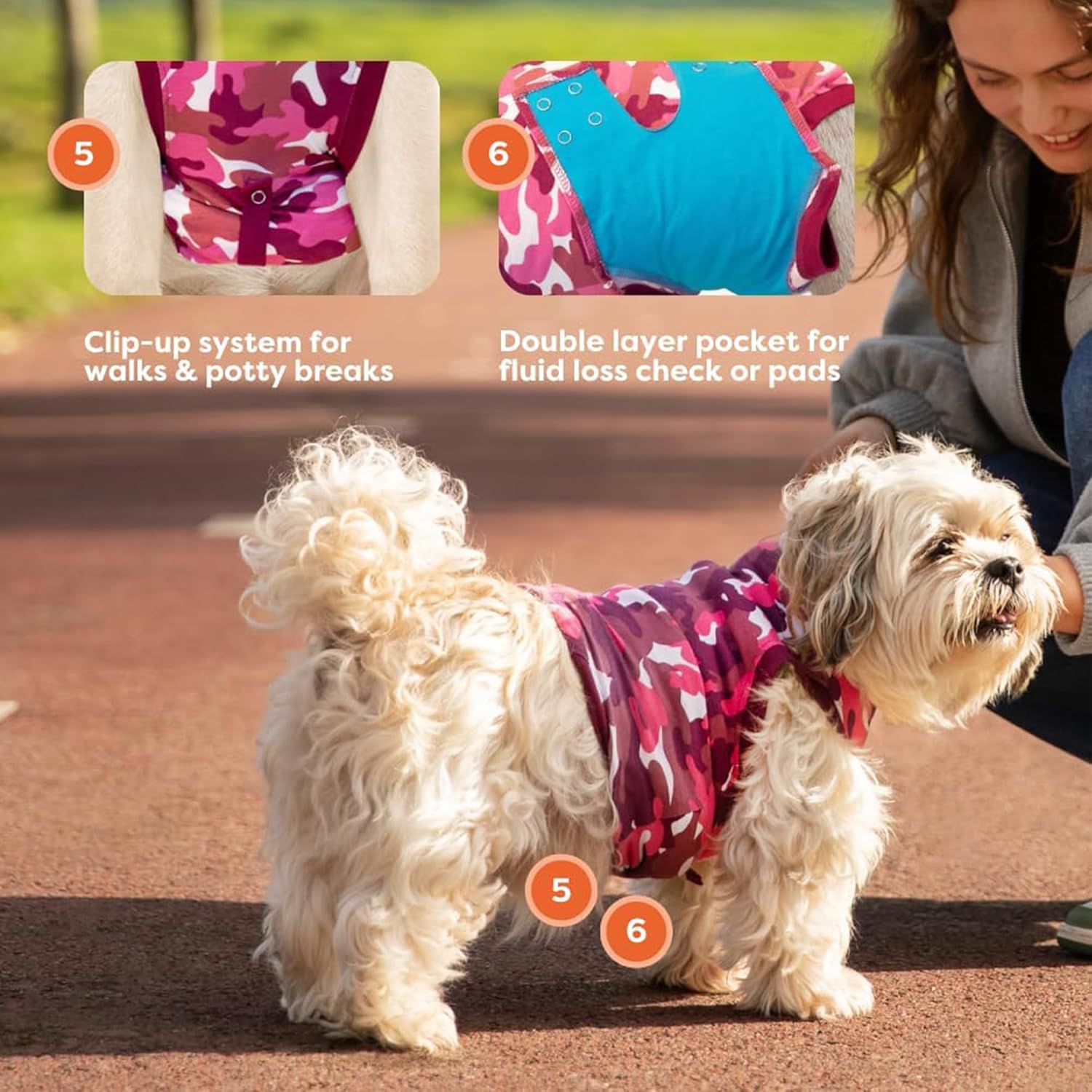 Suitical Recovery Suit for Dogs | Spay and Neutering Dog Surgery Recovery Suit for Male or Female | Soft Fabric for Skin Conditions | 3XS | Neck to Tail 8.7”- 13.8” | Pink...