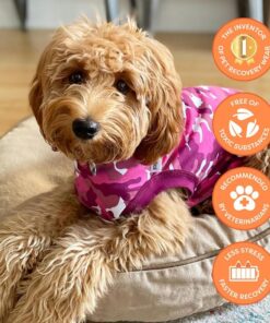 Suitical Recovery Suit for Dogs | Spay and Neutering Dog Surgery Recovery Suit for Male or Female | Soft Fabric for Skin Conditions | 3XS | Neck to Tail 8.7”- 13.8” | Pink...