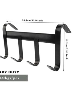 Tack Rack with 4 Hook,Portable Bridle Rack for Horse Tack Room,Stall,Stables and Barns