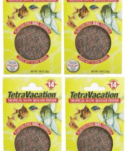 Tetravacation 14-Day Feeder For Tropical Fish. 4 Pack (4.24 Oz Total).