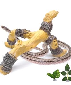 Tfwadmx Snake Climbing Branch,Resin Reptile Wood Trunk Branches Decor,Reptile Terrarium Climbing Accessories Decoration for Geckos, Lizards,Tarantulas,Hermit Crab,Frogs
