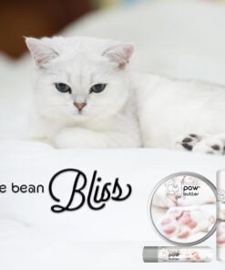 The Blissful Cat Paw Butter, Moisturizer for Dry Paw Pads, Softens and Protects Rough Feet, Versatile, Lick-Safe Balm, 0.15 oz.
