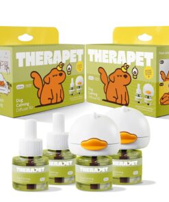 TheraPet MD 60-Day Dog Calming Diffuser Kit - Dog Pheromone Diffuser for Stress, Destructive Behavior, Pee Accidents, Separation Anxiety, Barking, Aggression & Chewing - 60-Day...