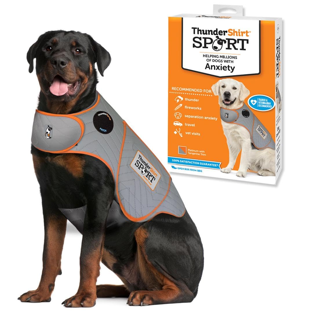 ThunderShirt for Dogs, Large, Fuchsia Sport - Dog Anxiety Relief Calming Vest