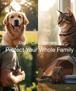 Tick Removal Tool & Twister Kit for Dogs, Cats & Humans, 10-in-1 Stainless Steel Tick Removers & Tick Puller Set - Professional Tick Tweezers Tool for Camping, Hiking & Dog Tick...