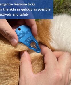 Tick Remover Tool Portable, Tick Removal for Pet and Humans, Safe and Reliable, Pain-Free, Essential Tools for Outdoor Activities- 3 pcs