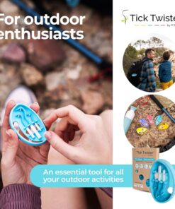 Tick Twister Tick Remover for Dogs and Human - Made in France - Tick Puller for Humans and Dogs - 3 Different Sizes - Dog Tick Removal Tool - Also for All Other Pets - Tick...