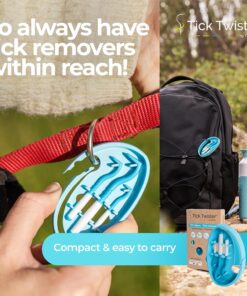 Tick Twister Tick Remover for Dogs and Human - Made in France - Tick Puller for Humans and Dogs - 3 Different Sizes - Dog Tick Removal Tool - Also for All Other Pets - Tick...