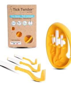 Tick Twister Tick Remover for Dogs and Human - Made in France - Tick Puller for Humans and Dogs - 3 Different Sizes - Dog Tick Removal Tool - Also for All Other Pets - Tick...