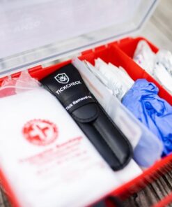 TickCheck Premium Tick Remover Kit - Stainless Steel Tick Remover + Tweezers, Leather Case, and Free Pocket Tick Identification Card (1 Set)
