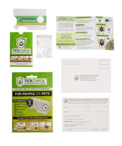 TickCheck Tick Remover Card - Wallet Sized Tick Removal Tool with Free Tick ID Card & Testing Information - for People, Dogs, Cats (1 Card)