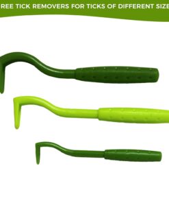 TickCheck Tick Remover Value 3 Pack - Tick Remover Tools + Tick Identification Card - for Humans, Dogs & Cats (1 Set)