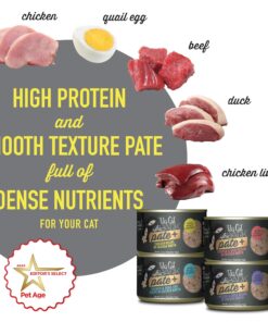 Tiki Cat After Dark Pate+ Variety Pack, 5.5 oz. Cans (Pack of 8)