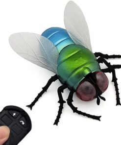 Tipmant Realistic RC Ladybug Remote Control Insect Animal Vehicle Car Prank Toys Pet Cat Dog Teasing Kid Birthday Gifts