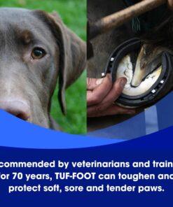 TUF-FOOT Dog Paw & Skin Protection Liquid – 7oz | Veterinarian Recommended | Heals & Protects Paws, Hooves & Skin | Lick-Safe Paw Protector for Dogs Against Hot Pavement, Ice &...