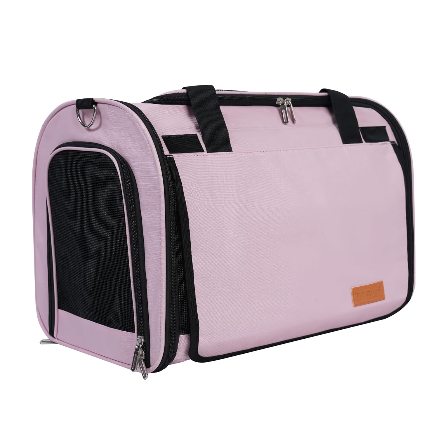 TWDEPART Cat Carrier Backpack - Multifunctional, Firm & Foldable with Roll-Up Shade, Breathable Design Includes Collapsible Bowl & Cushion (Grey)