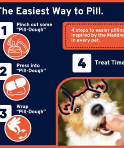 Ultra Easy Pill-Dough Treat Paste Wrap for Dogs & Cats - Forms a Custom Pocket to Hide Pet Medications - Pro Line