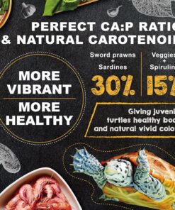 Ultra Fresh Floating Juvenile Turtle Food, All Natural Ingredients, Wild Sword Prawn, w/Deodorizing Probiotics, Juvenile Turtle Deodorizing Nutri Stick 3.35 oz