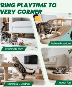 Upgraded Catnip Spray for Indoor Cats, 2.8 fl oz – Natural Formula with Silvervine & Gall Fruit, Encourages Play & Scratching, Ideal for Scratching Post, Suitable for Cats Less...