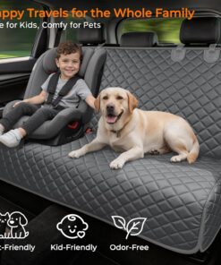 URPOWER Dog Car Seat Cover for Back Seat - Waterproof Car Seat Protector for Child Carseat & Pets, Nonslip Car Seat Covers for Cars, SUVs & Small Trucks