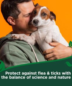 Vet’s Best Flea and Tick Shampoo for Dogs – Advanced Strength Plant-Based Formula for Flea Treatment and Prevention, Natural Flea Bath and Tick Control, Vet Recommended, Made in...