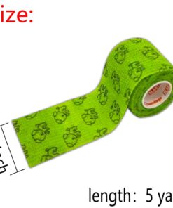 Vet Tape wrap, wrap Bandage 2 inch 12 Rolls,Cute Colorful Fruit Self Adhesive Bandage Wrap, Paw Bandages for Dog Cat Horse Pet Animals Wounds for Wrist Healing Ankle
