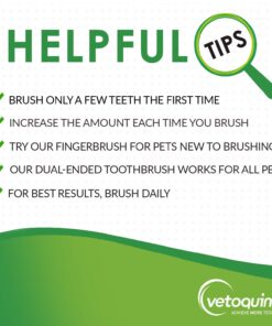 Vetoquinol Enzadent Enzymatic Toothpaste for Cats & Dogs – 3.2 oz, Poultry Flavor – Triple Enzyme Formula for Healthy Teeth & Gums – Oral Dental Care: Removes Plaque, Polishes...